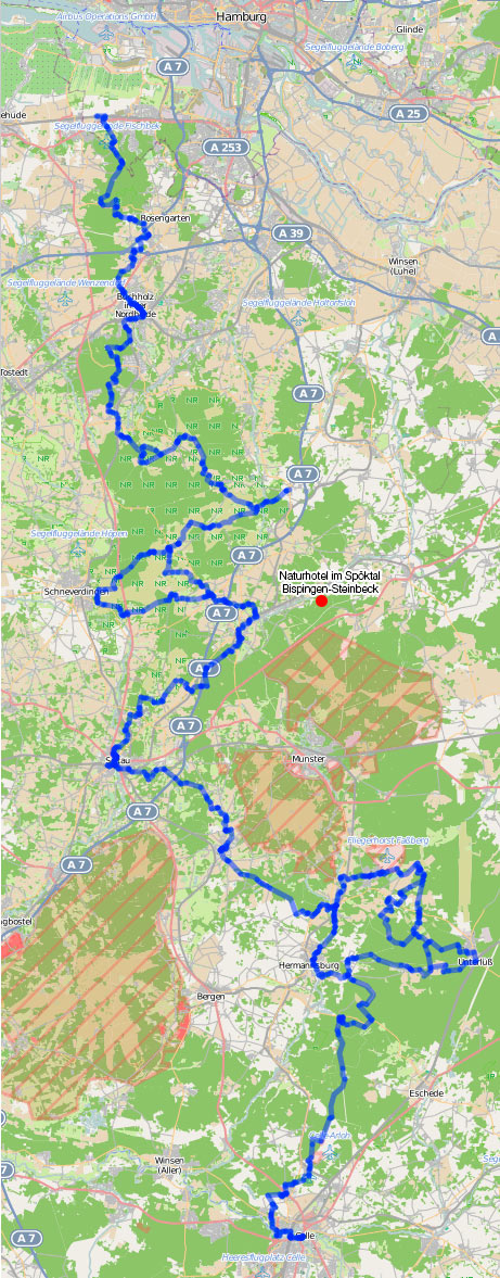 Route Heidschnuckenweg